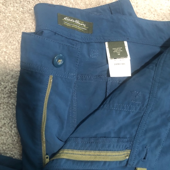 Eddie Bauer Capris Teal Size 16 - Picture 4 of 4